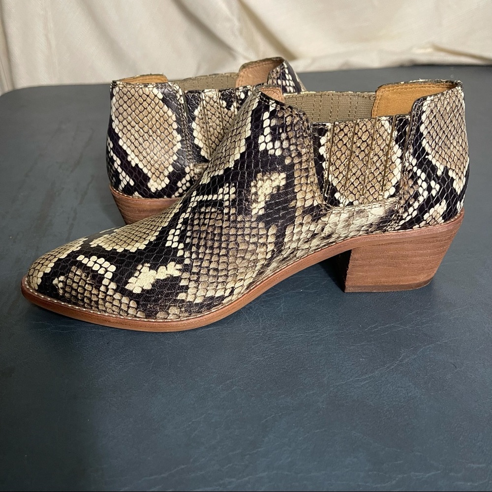 Madewell Snake Print Ankle Boot